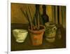 Still Life of Paintbrushes in a Flowerpot, 1884-85-Vincent van Gogh-Framed Giclee Print