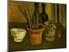 Still Life of Paintbrushes in a Flowerpot, 1884-85-Vincent van Gogh-Mounted Premium Giclee Print
