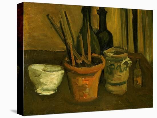 Still Life of Paintbrushes in a Flowerpot, 1884-85-Vincent van Gogh-Stretched Canvas