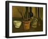 Still Life of Paintbrushes in a Flowerpot-Vincent van Gogh-Framed Giclee Print