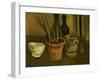 Still Life of Paintbrushes in a Flowerpot-Vincent van Gogh-Framed Giclee Print