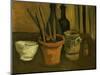 Still Life of Paintbrushes in a Flowerpot-Vincent van Gogh-Mounted Premium Giclee Print