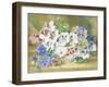 Still Life of Pansies and Pelargoniums-Thomas Collier-Framed Giclee Print