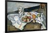 Still Life of Peaches and Pears, 1888-90-Paul Cézanne-Framed Giclee Print