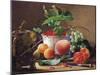 Still Life of Peaches, Pomegranates and Raspberries-Carl Vilhelm-Mounted Giclee Print