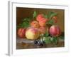 Still Life of Peaches-Henriette Ronner-Knip-Framed Giclee Print