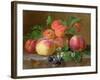 Still Life of Peaches-Henriette Ronner-Knip-Framed Giclee Print