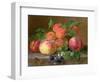 Still Life of Peaches-Henriette Ronner-Knip-Framed Giclee Print