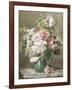 Still Life of Peonies and Roses-Francois Rivoire-Framed Giclee Print