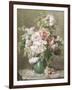 Still Life of Peonies and Roses-Francois Rivoire-Framed Giclee Print