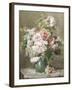 Still Life of Peonies and Roses-Francois Rivoire-Framed Giclee Print
