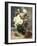 Still Life of Peonies and Wallflowers-Eugene Henri Cauchois-Framed Giclee Print