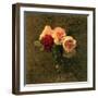 Still Life of Pink and Red Roses, 19th Century-Henri Fantin-Latour-Framed Giclee Print