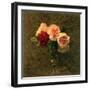 Still Life of Pink and Red Roses, 19th Century-Henri Fantin-Latour-Framed Giclee Print