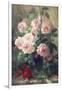 Still Life of Pink Roses-Frans Mortelmans-Framed Giclee Print