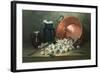 Still Life of Plums and Jam-Making Utensils-Paul Gagneux-Framed Giclee Print