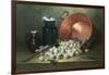 Still Life of Plums and Jam-Making Utensils-Paul Gagneux-Framed Giclee Print