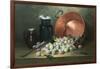 Still Life of Plums and Jam-Making Utensils-Paul Gagneux-Framed Giclee Print