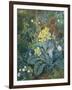 Still Life of Polyanthus and Butterfly-Mary Margetts-Framed Premium Giclee Print