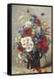 Still Life of Poppies, Daisies and Cornflowers-Eugene Henri Cauchois-Framed Stretched Canvas