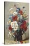 Still Life of Poppies, Daisies and Cornflowers-Eugene Henri Cauchois-Stretched Canvas