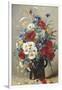 Still Life of Poppies, Daisies and Cornflowers-Eugene Henri Cauchois-Framed Giclee Print