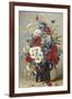 Still Life of Poppies, Daisies and Cornflowers-Eugene Henri Cauchois-Framed Giclee Print