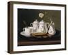 Still Life of Porcelain and Biscuits, 1872-George Forster-Framed Giclee Print