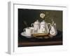 Still Life of Porcelain and Biscuits, 1872-George Forster-Framed Giclee Print