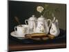 Still Life of Porcelain and Biscuits, 1872-George Forster-Mounted Premium Giclee Print