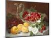 Still Life of Raspberries in a Glass Bowl-Eloise Harriet Stannard-Mounted Giclee Print