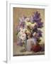 Still Life of Roses and Lilacs-Georges Jeannin-Framed Giclee Print