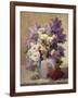 Still Life of Roses and Lilacs-Georges Jeannin-Framed Giclee Print