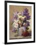 Still Life of Roses and Lilacs-Georges Jeannin-Framed Giclee Print