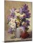 Still Life of Roses and Lilacs-Georges Jeannin-Mounted Giclee Print