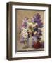 Still Life of Roses and Lilacs-Georges Jeannin-Framed Giclee Print