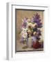 Still Life of Roses and Lilacs-Georges Jeannin-Framed Giclee Print