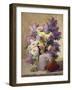 Still Life of Roses and Lilacs-Georges Jeannin-Framed Giclee Print