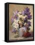 Still Life of Roses and Lilacs-Georges Jeannin-Framed Stretched Canvas