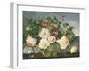 Still Life of Roses and Morning Glory-Eloise Harriet Stannard-Framed Giclee Print