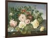 Still Life of Roses and Morning Glory-Eloise Harriet Stannard-Framed Giclee Print