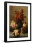 Still Life of Roses and Other Flowers-Jean Baptiste Claude Robie-Framed Premium Giclee Print