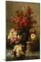 Still Life of Roses and Other Flowers-Jean Baptiste Claude Robie-Mounted Premium Giclee Print