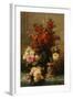 Still Life of Roses and Other Flowers-Jean Baptiste Claude Robie-Framed Giclee Print