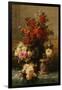 Still Life of roses and other flowers-Jean Baptiste Robie-Framed Giclee Print