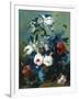 Still Life of Roses and Poppies-Johann Drechsler-Framed Premium Giclee Print
