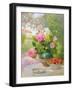 Still Life of Roses and Strawberries-Felix Hippolyte-lucas-Framed Giclee Print