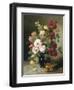 Still Life of Roses and Wallflowers-Eugene Henri Cauchois-Framed Giclee Print