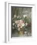 Still Life of Roses, Anemones and Phlox in a Basket-Francois Rivoire-Framed Giclee Print