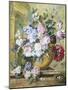 Still Life of Roses, Delphiniums and Tulips-Jacobus Linthorst-Mounted Giclee Print